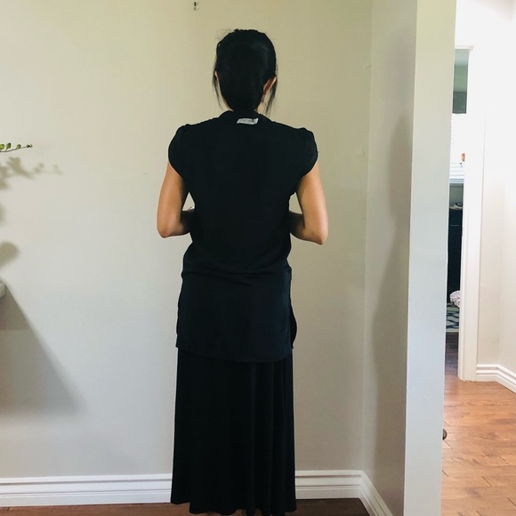 GEREN FORD BLACK SILK SLEEVELESS BLOUSE SZ XS! - Picture 4 of 8